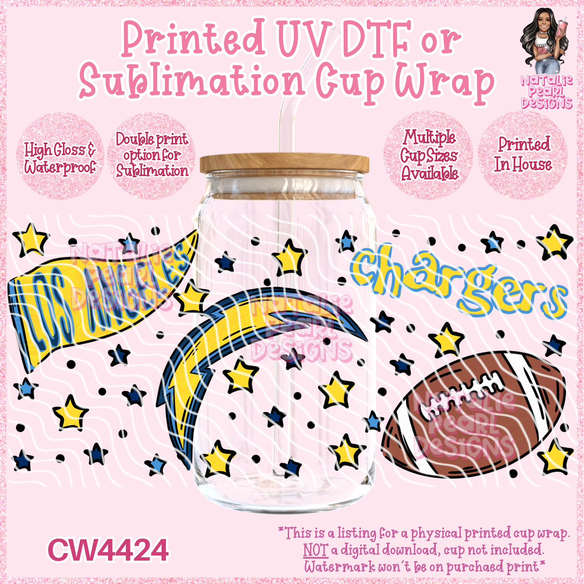 CW4424 UV DTF/SUB Cup Wraps