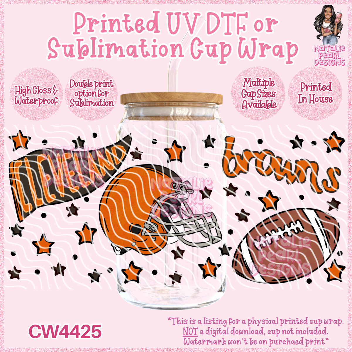 CW4425 UV DTF/SUB Cup Wraps