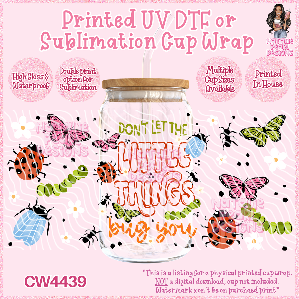 CW4439 UV DTF/SUB Cup Wraps