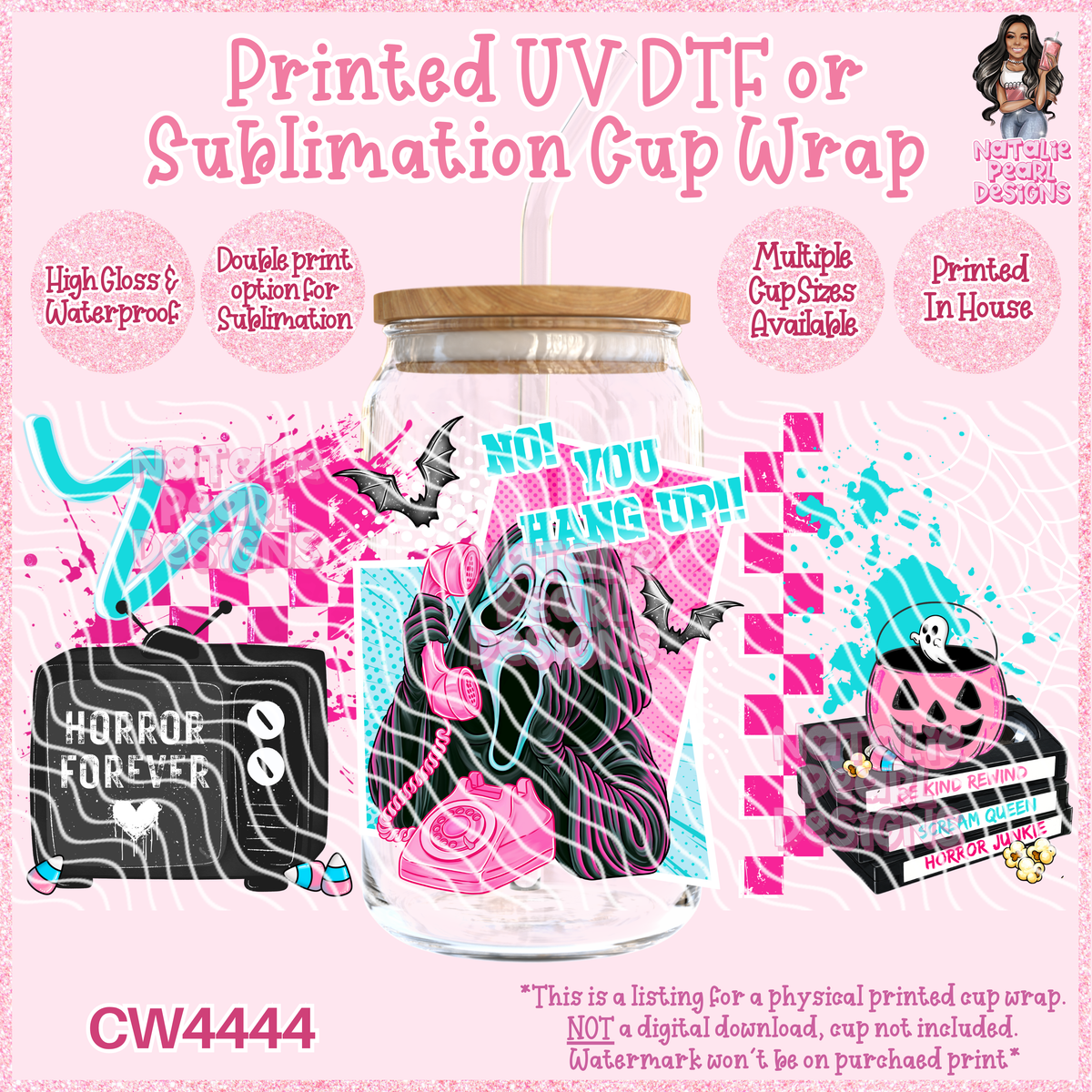 CW4444 UV DTF/SUB Cup Wraps