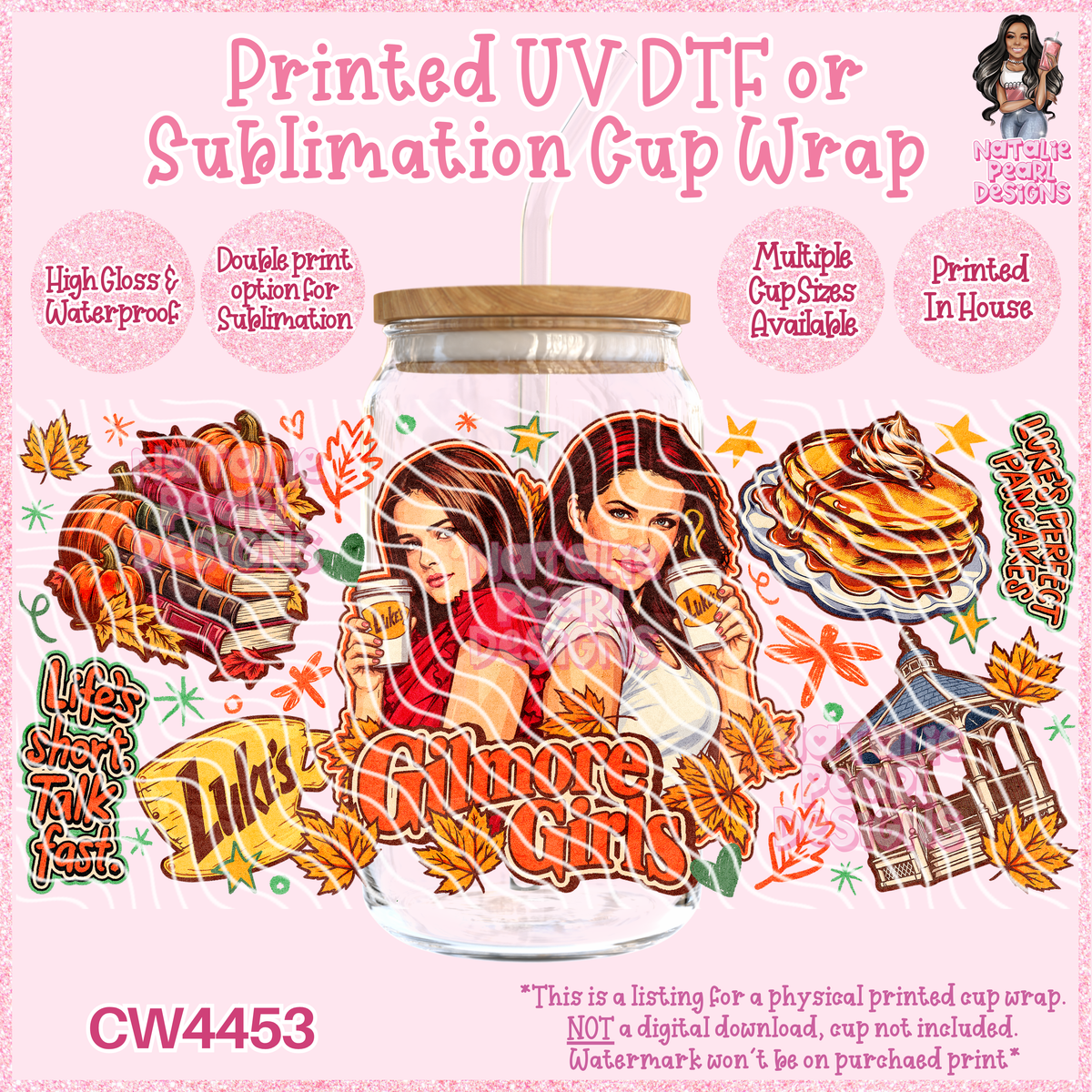 CW4453 UV DTF/SUB Cup Wraps