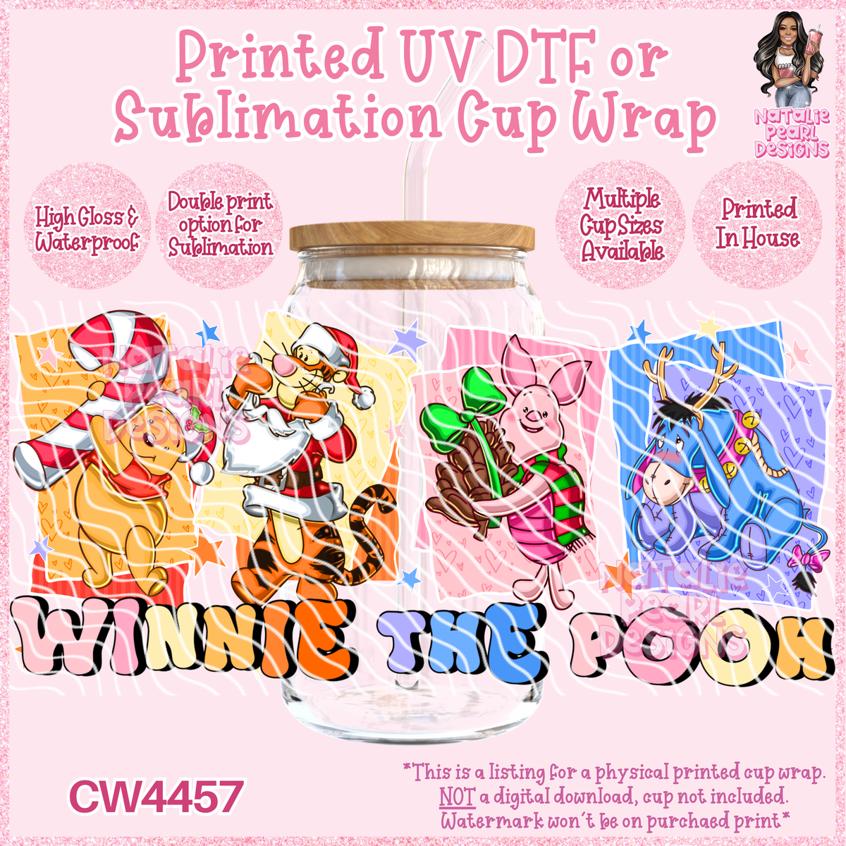 CW4457 UV DTF/SUB Cup Wraps
