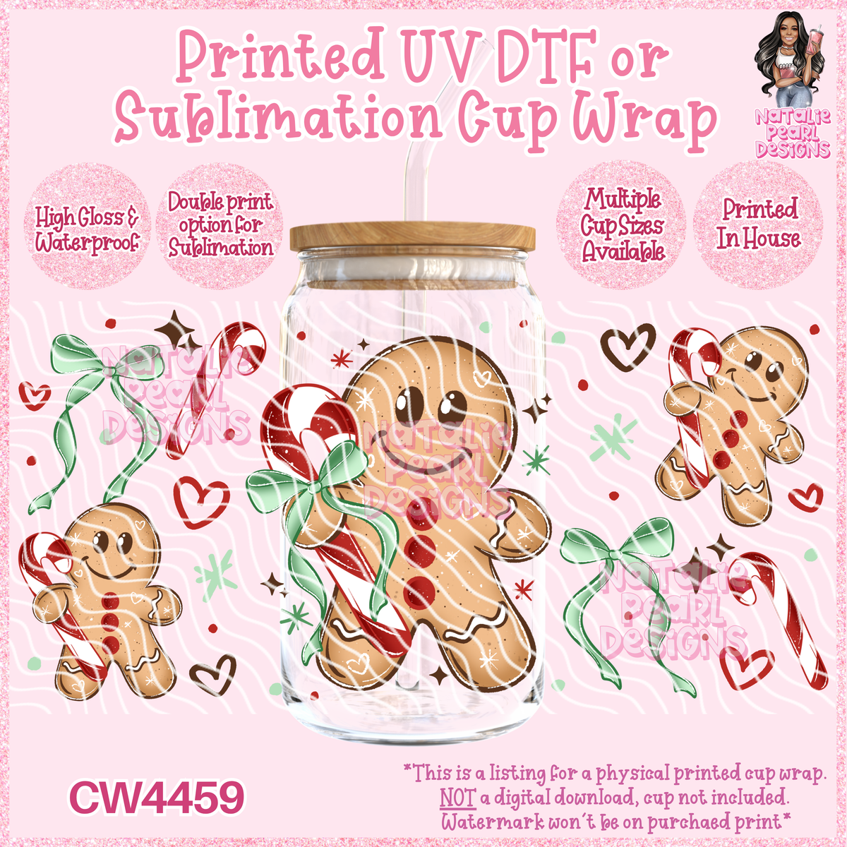 CW4459 UV DTF/SUB Cup Wraps