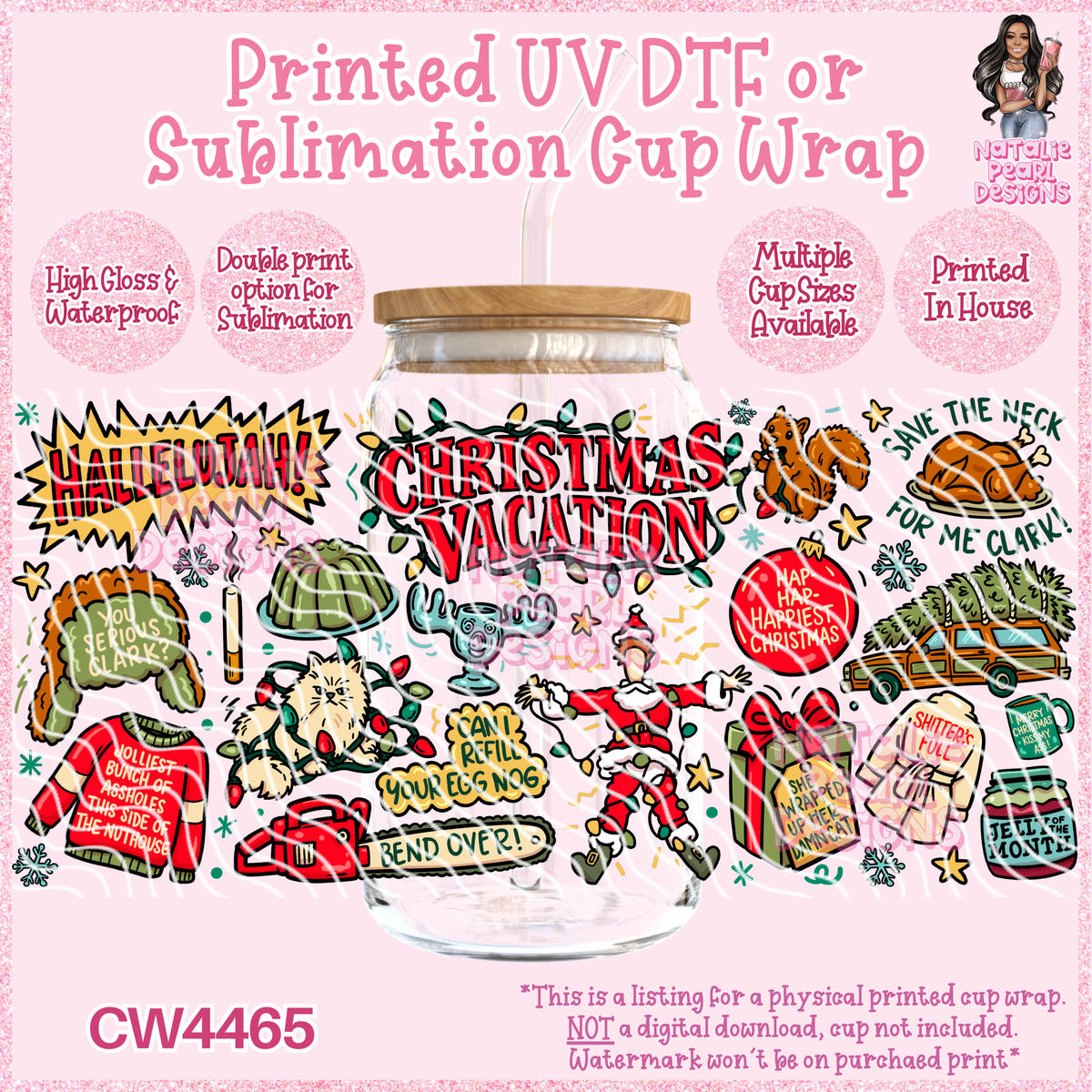 CW4465 UV DTF/SUB Cup Wraps