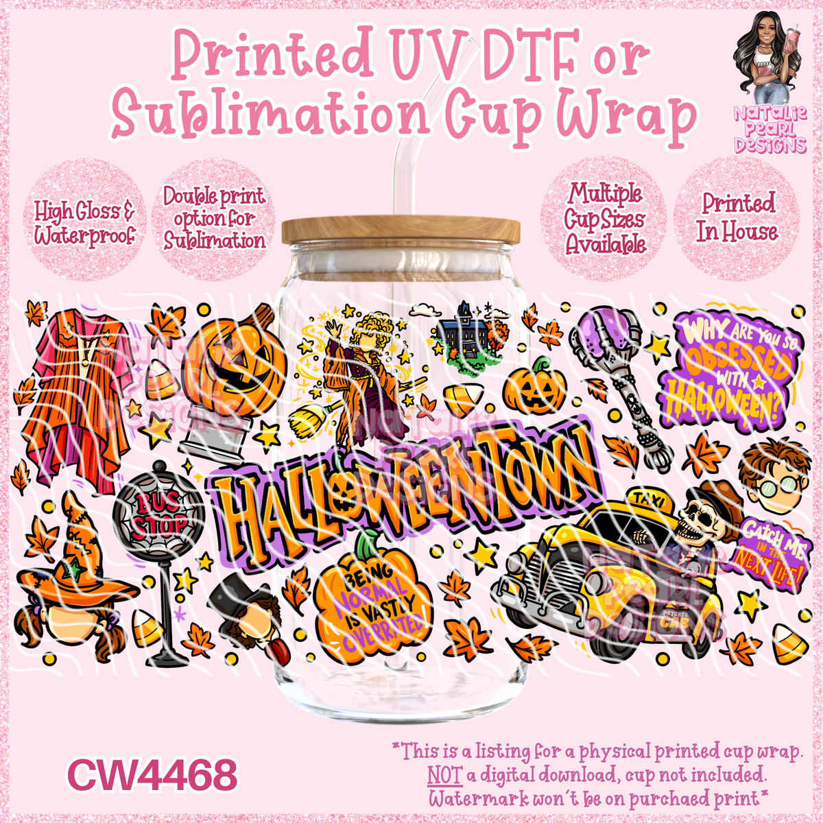 CW4468 UV DTF/SUB Cup Wraps