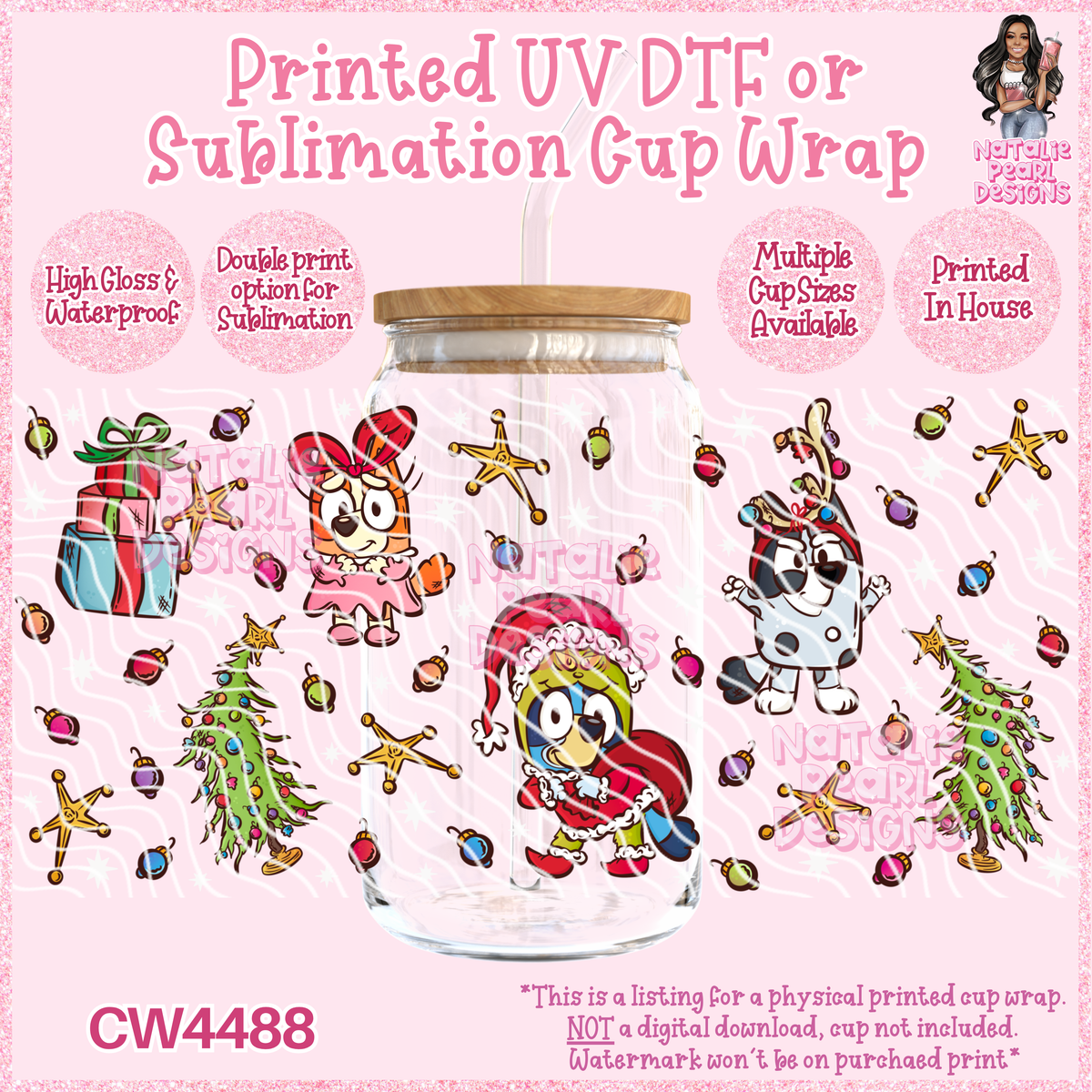 CW4488 UV DTF/SUB Cup Wraps