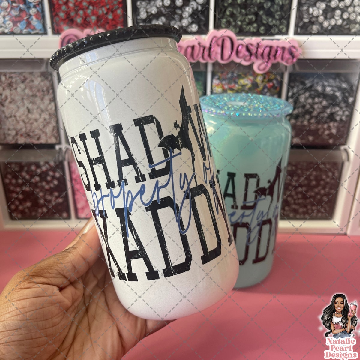 Shadow Xaddy Glass Can, Beer Glass Can, Soda Can Glass, Iced Coffee Glass, Book Tumbler Glass, Fourth Wing Cup, Bookish Glassware,Dragon Cup