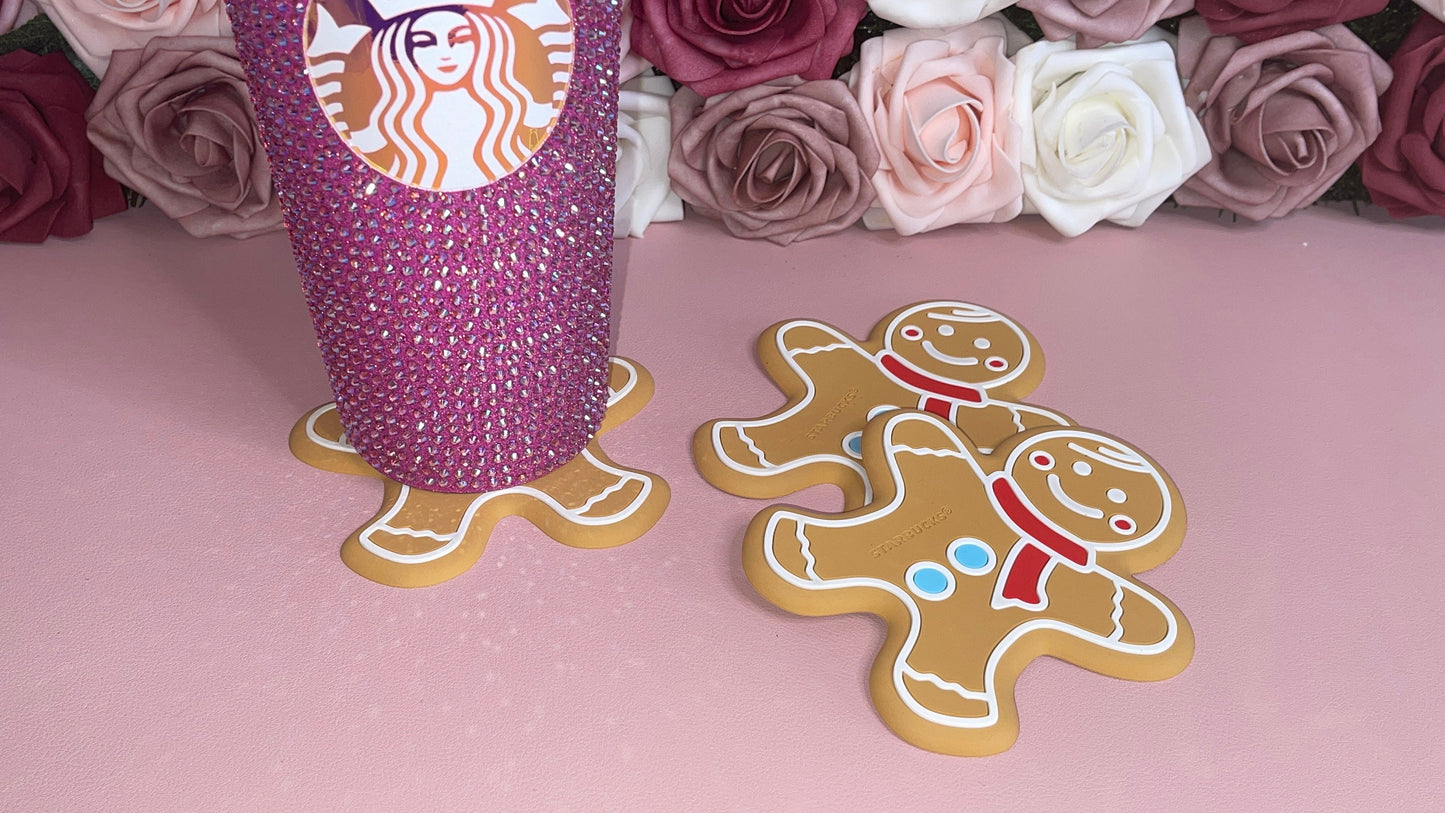 Starbucks Gingerbread Cookie Christmas Coasters