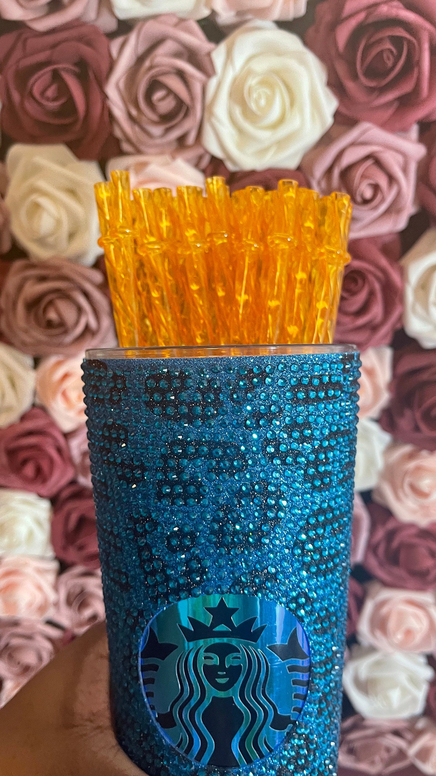 11 inch Swirl Reusable Straws with Stopper, Add On, Replacement, Venti Tumbler Straw, Swirl Twisted