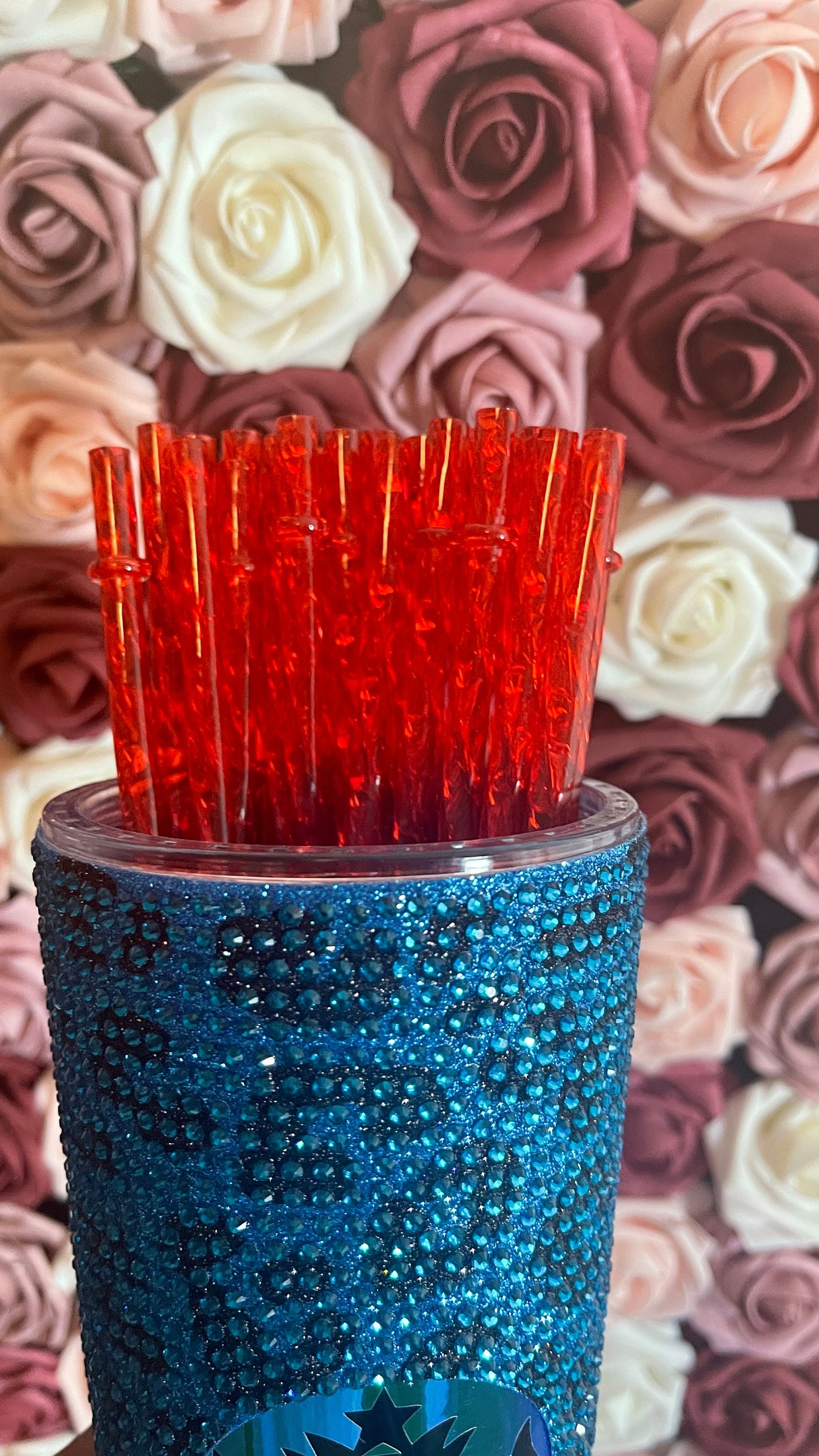 11 inch Swirl Reusable Straws with Stopper, Add On, Replacement, Venti Tumbler Straw, Swirl Twisted