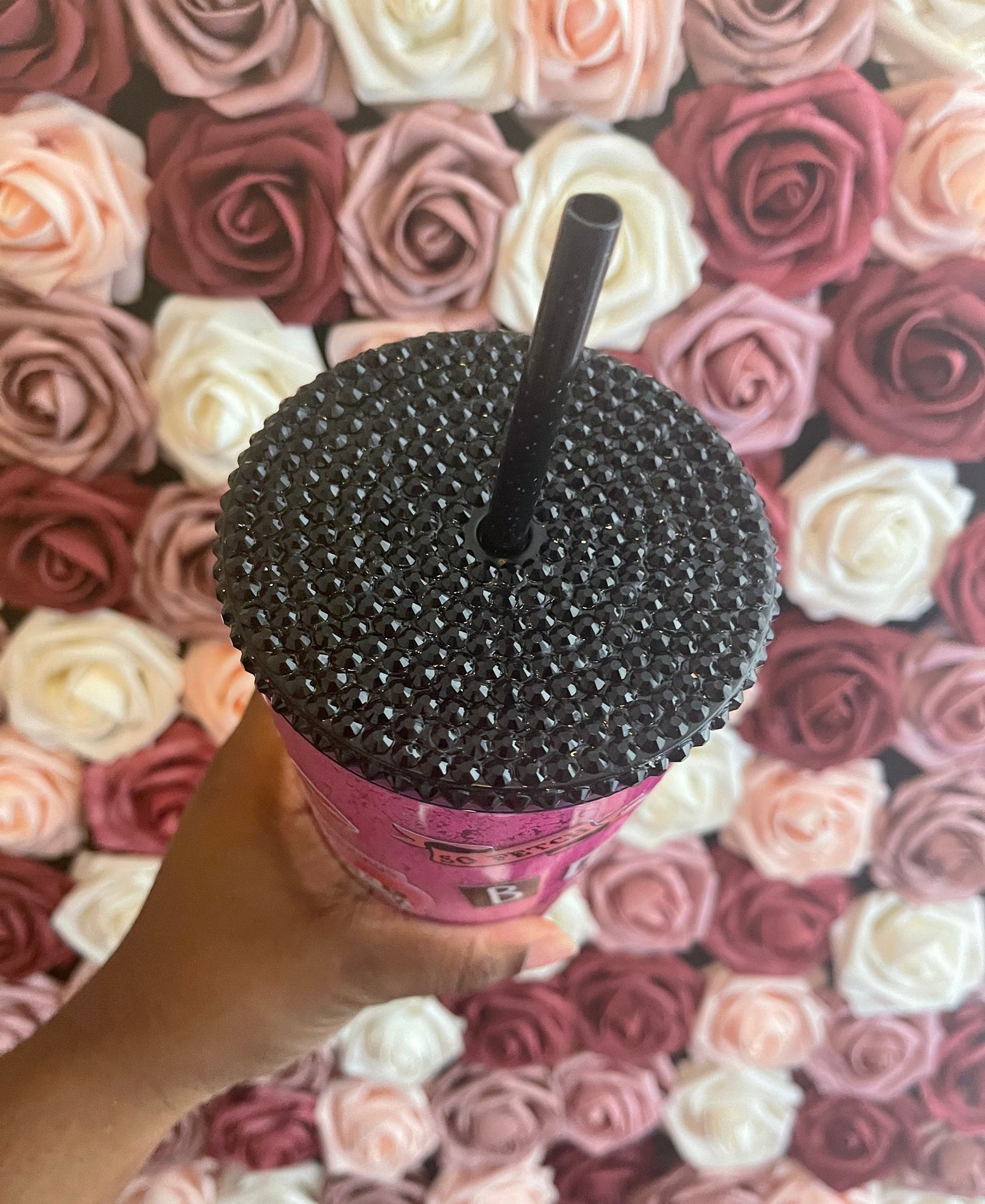 Mean Girls Hot Pink Glitter Walled Tumbler, Ornament Glitter Style Tumbler, Glitter Tumbler