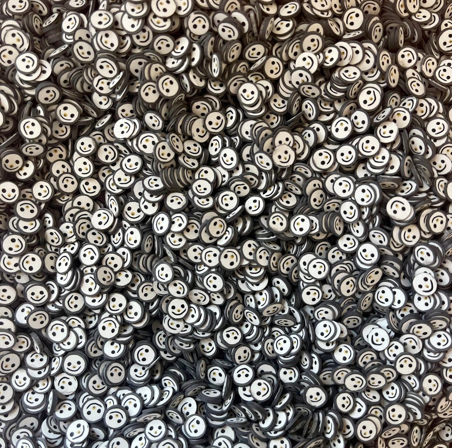 Zero Sprinkle Polymer Clay Slices, Fake Sprinkles for Crafting, Fimo Slices, Halloween Polymer Clay Slices