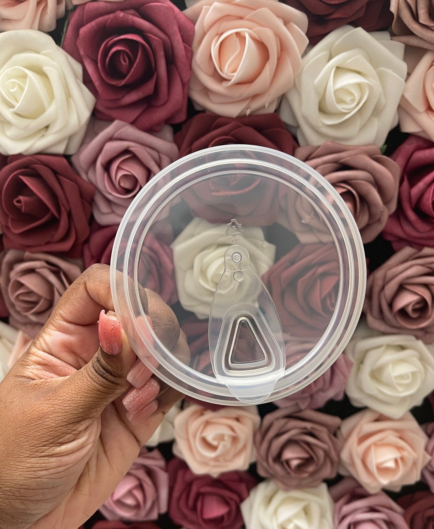 Custom Full Bling Rhinestone or Clear Plastic Cold Cup Lids, Starbucks Lid, Sip Lid, Cold Foam Lid