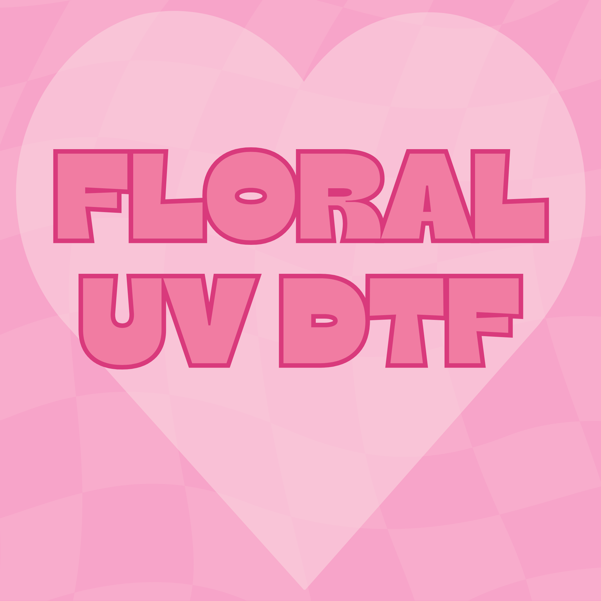 Floral UV DTF