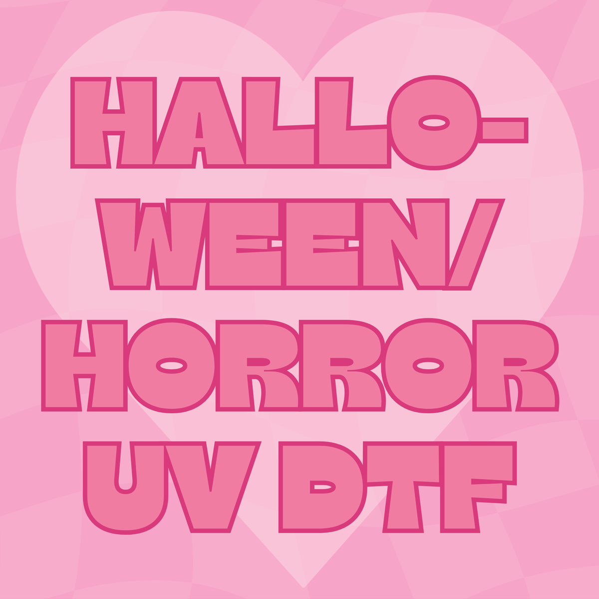 Halloween/Horror UV DTF