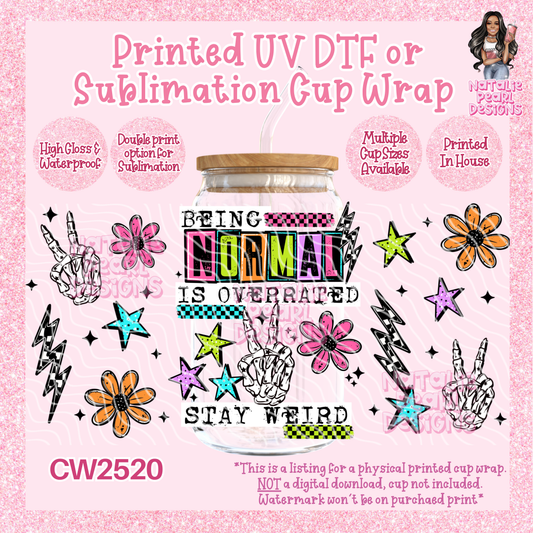 CW2520 UV DTF/SUB Cup Wraps