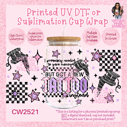 CW2521 UV DTF/SUB Cup Wraps