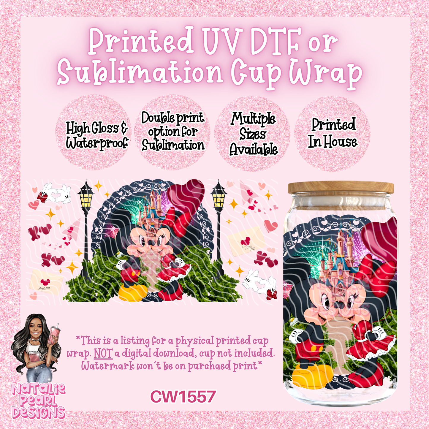 CW1557 UV DTF/SUB Cup Wrap