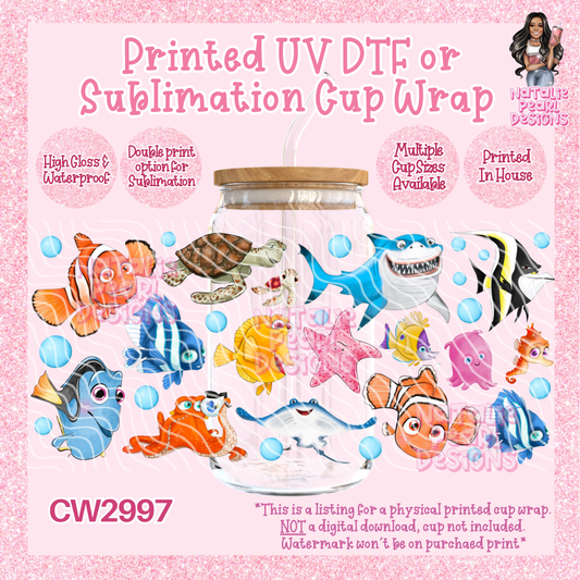 CW2997 UV DTF/SUB Cup Wraps