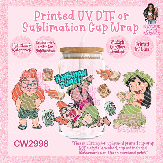 CW2998 UV DTF/SUB Cup Wraps