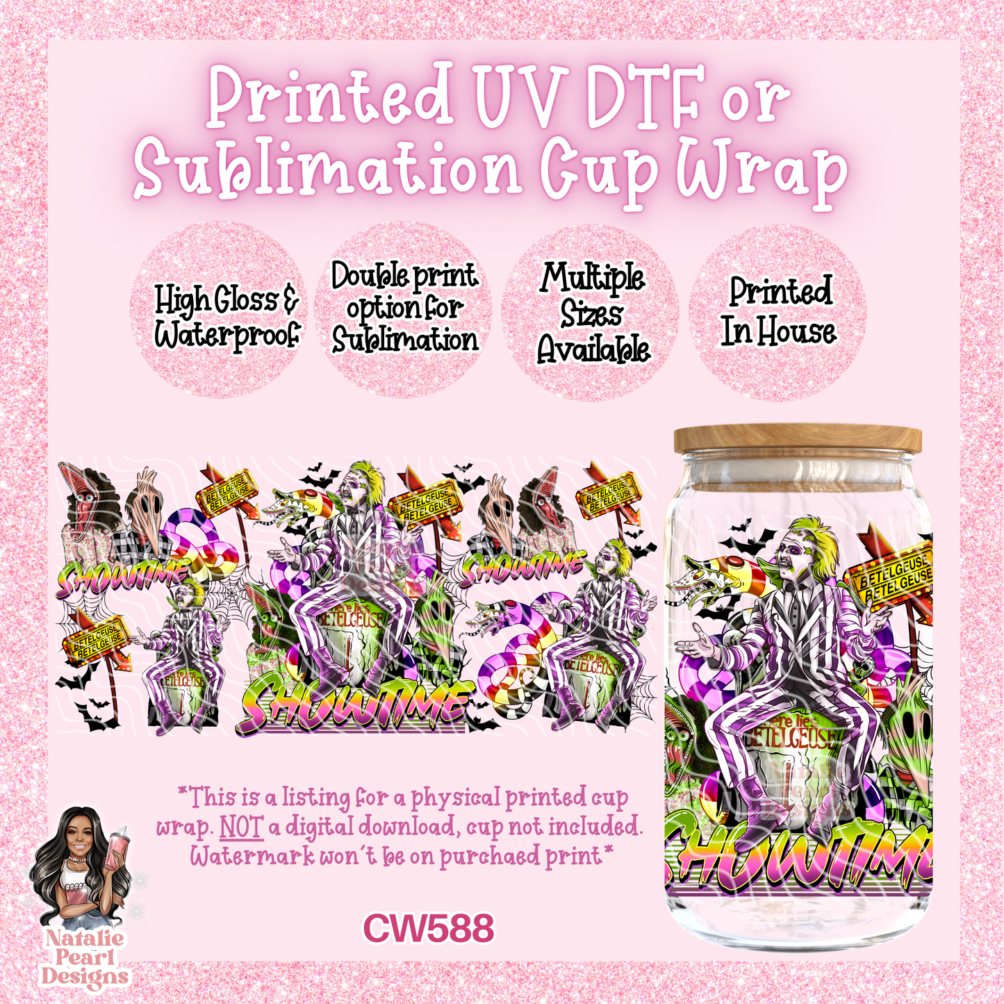 CW588 UV DTF/SUB Cup Wrap