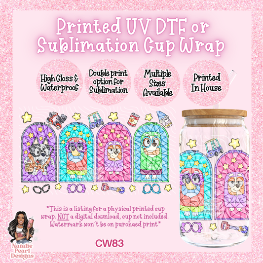CW83 UV DTF/SUB Cup Wrap