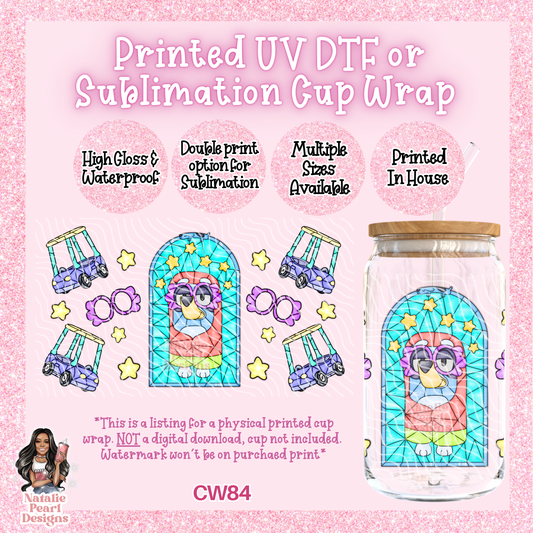 CW84 UV DTF/SUB Cup Wrap