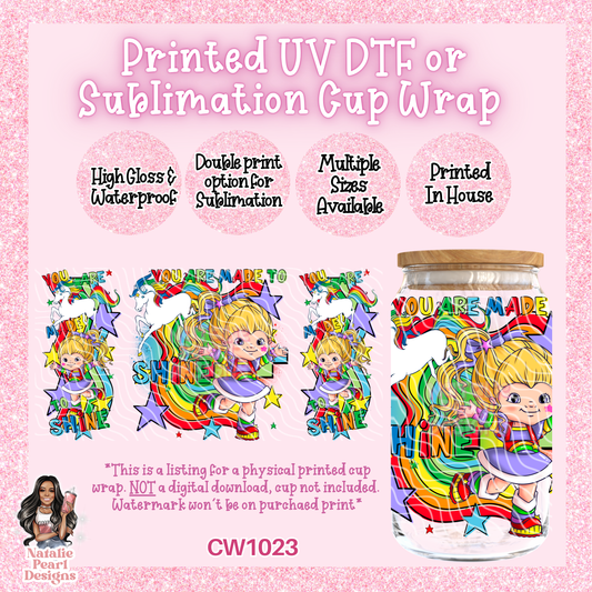 CW1023 UV DTF/SUB Cup Wrap