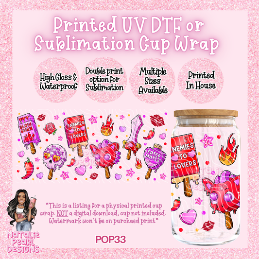 POP33 UV DTF/SUB Cup Wrap