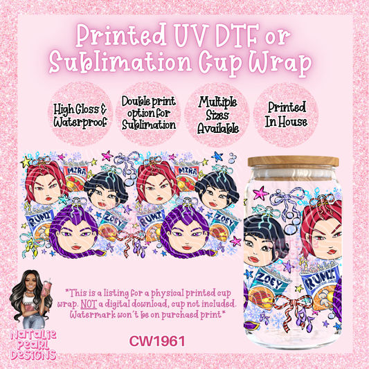 CW1961 UV DTF/SUB Cup Wraps