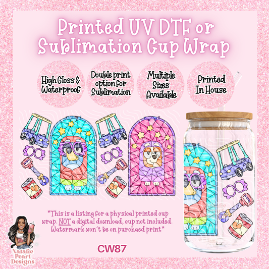 CW87 UV DTF/SUB Cup Wrap