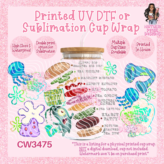 CW3475 UV DTF/SUB Cup Wraps
