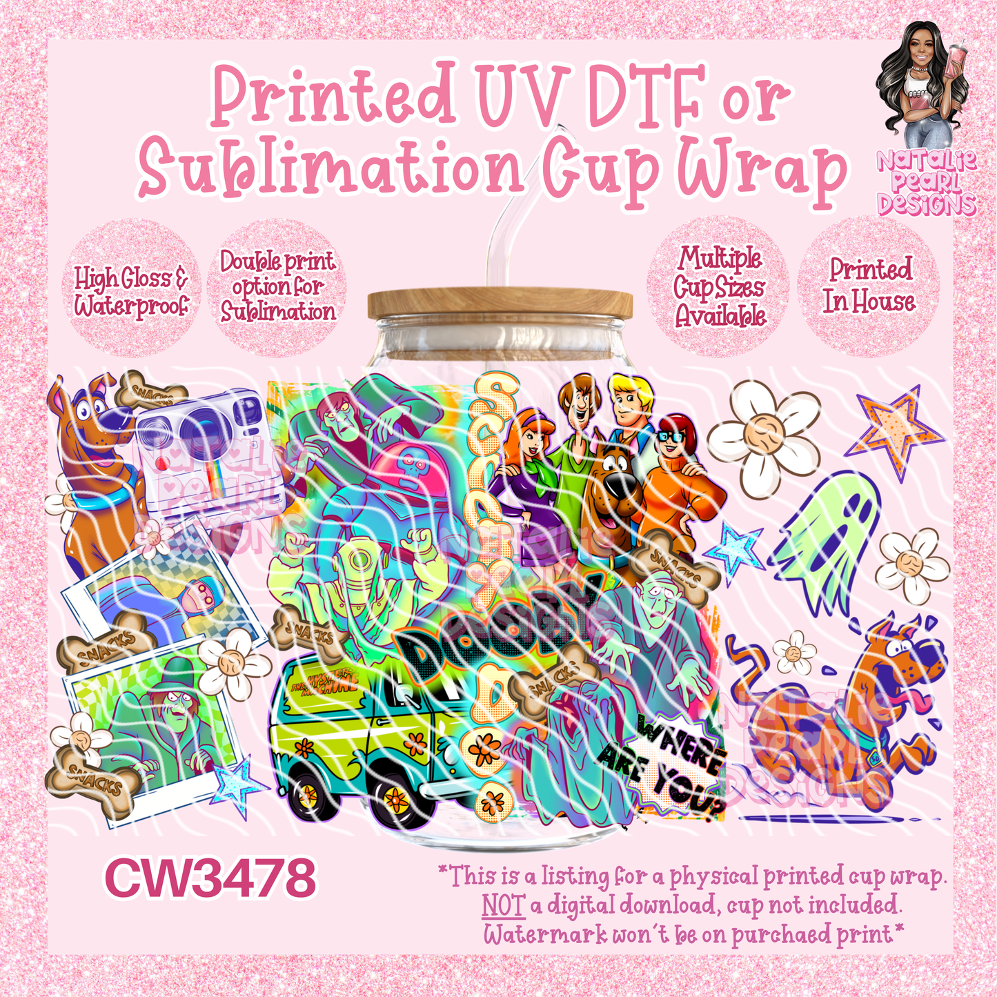 CW3478 UV DTF/SUB Cup Wraps