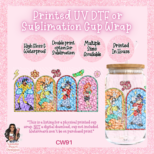 CW91 UV DTF/SUB Cup Wrap