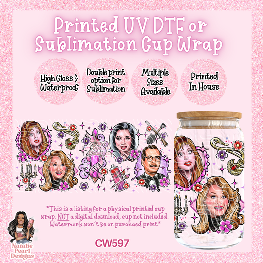 CW597 UV DTF/SUB Cup Wrap