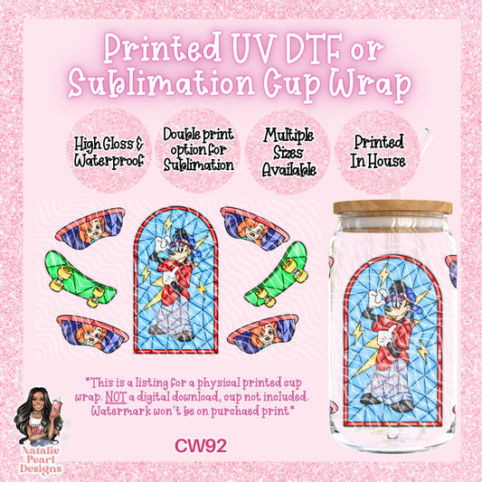 CW92 UV DTF/SUB Cup Wrap