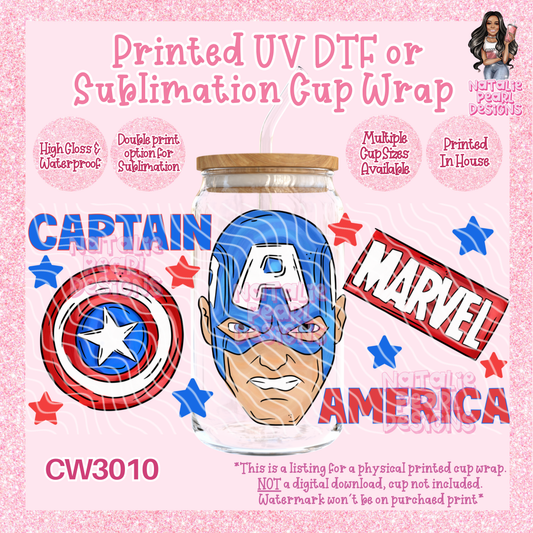 CW3010 UV DTF/SUB Cup Wraps