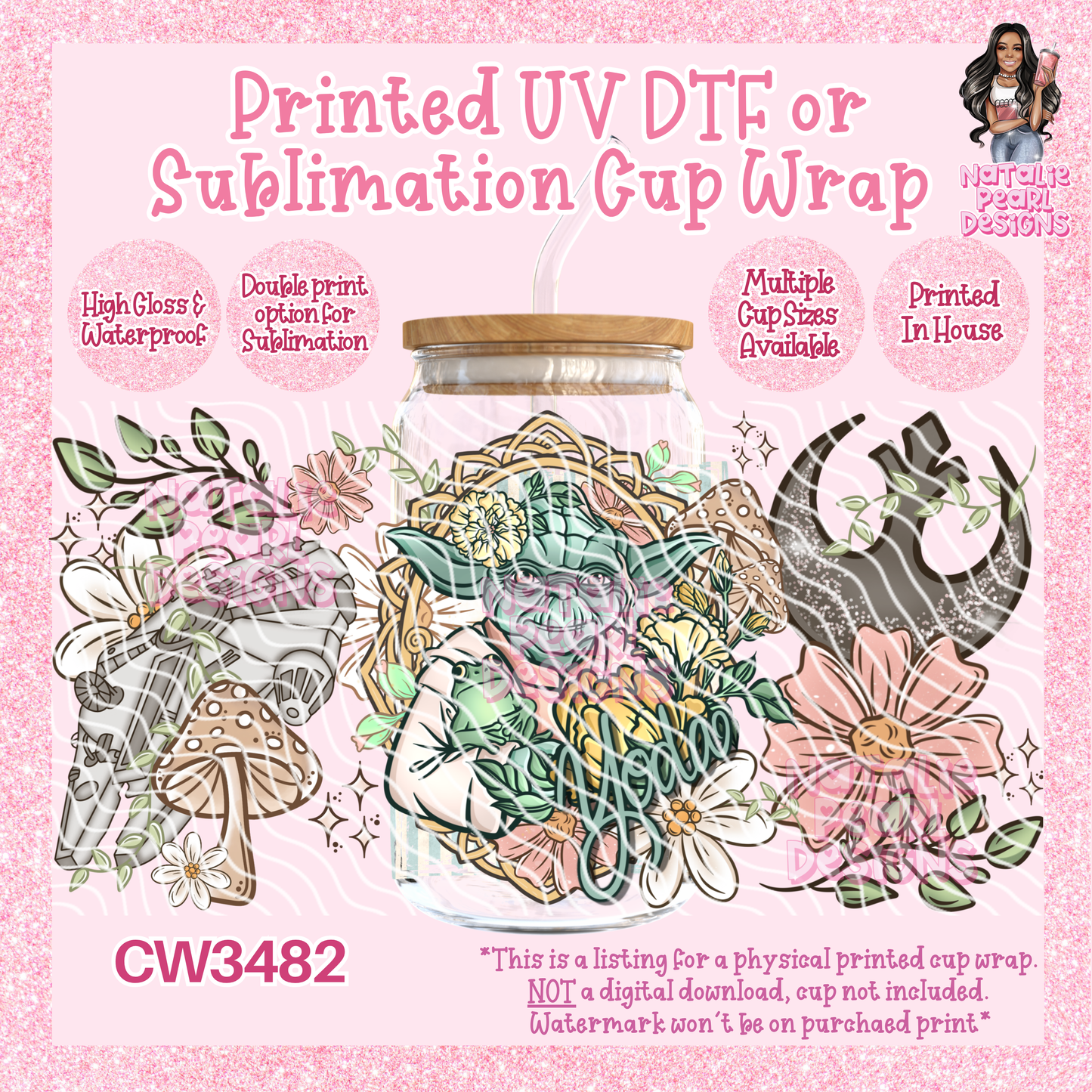 CW3482 UV DTF/SUB Cup Wraps