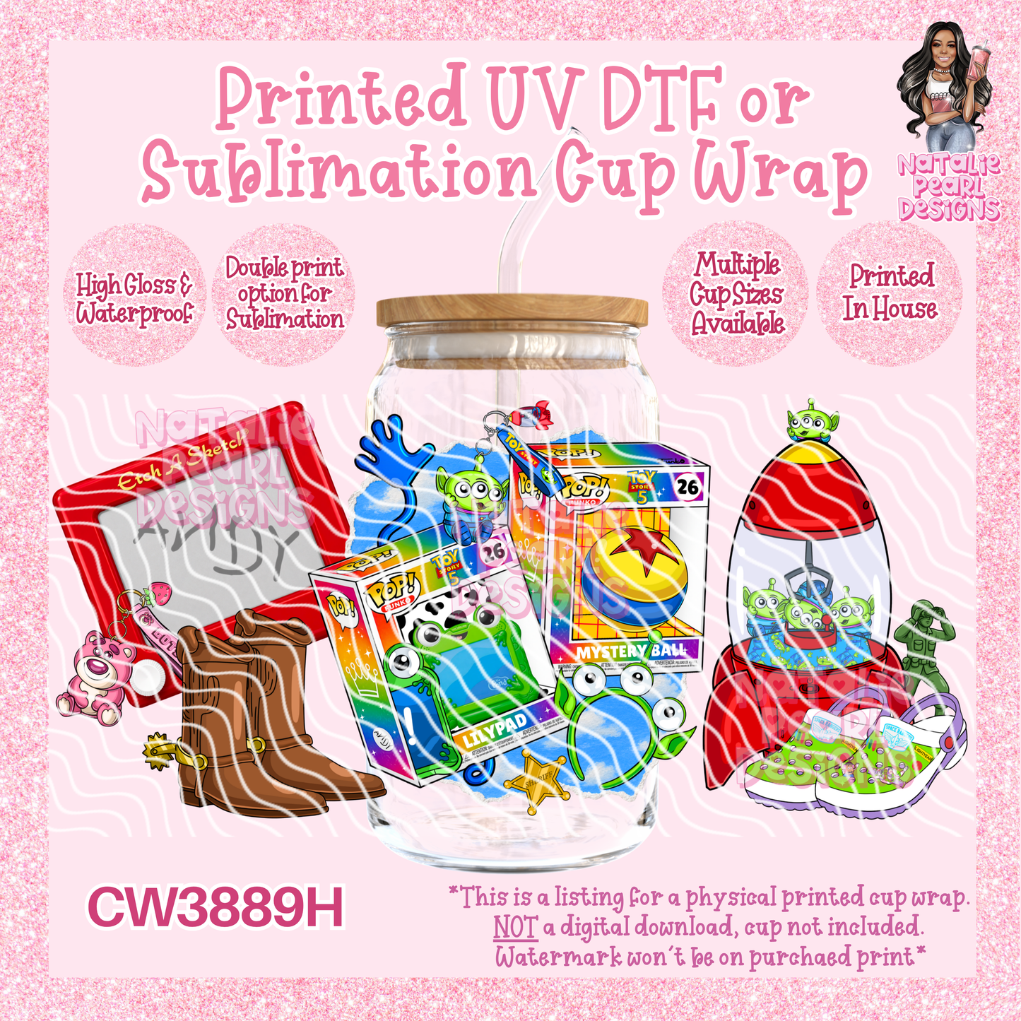 CW3889H UV DTF/SUB Cup Wraps