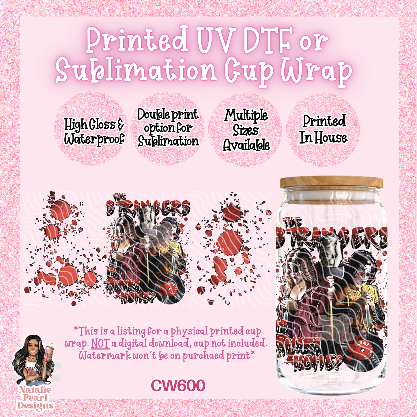CW600 UV DTF/SUB Cup Wrap