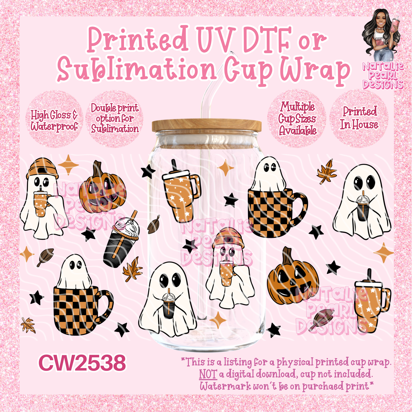 CW2538 UV DTF/SUB Cup Wraps