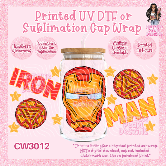 CW3012 UV DTF/SUB Cup Wraps