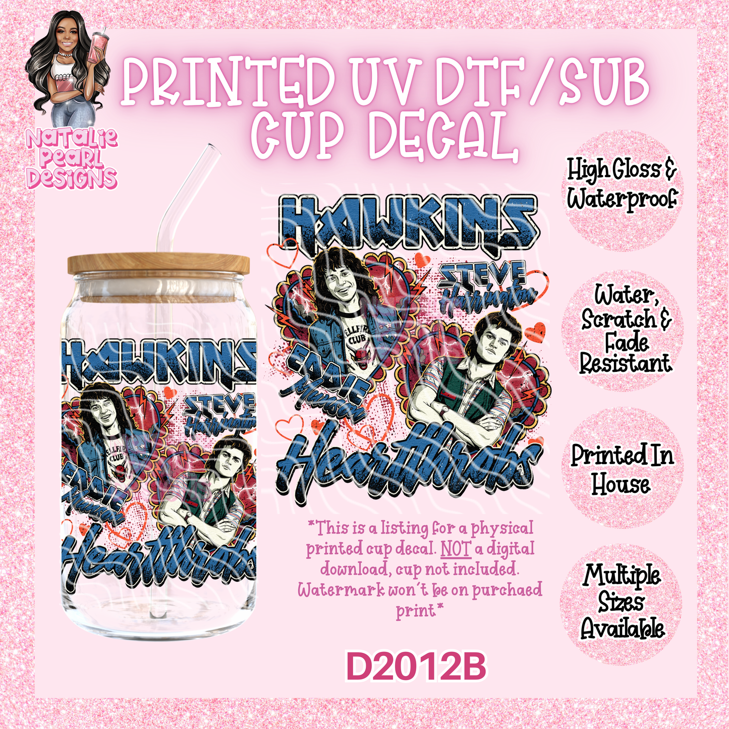 D2012B UV DTF/Sub Decal