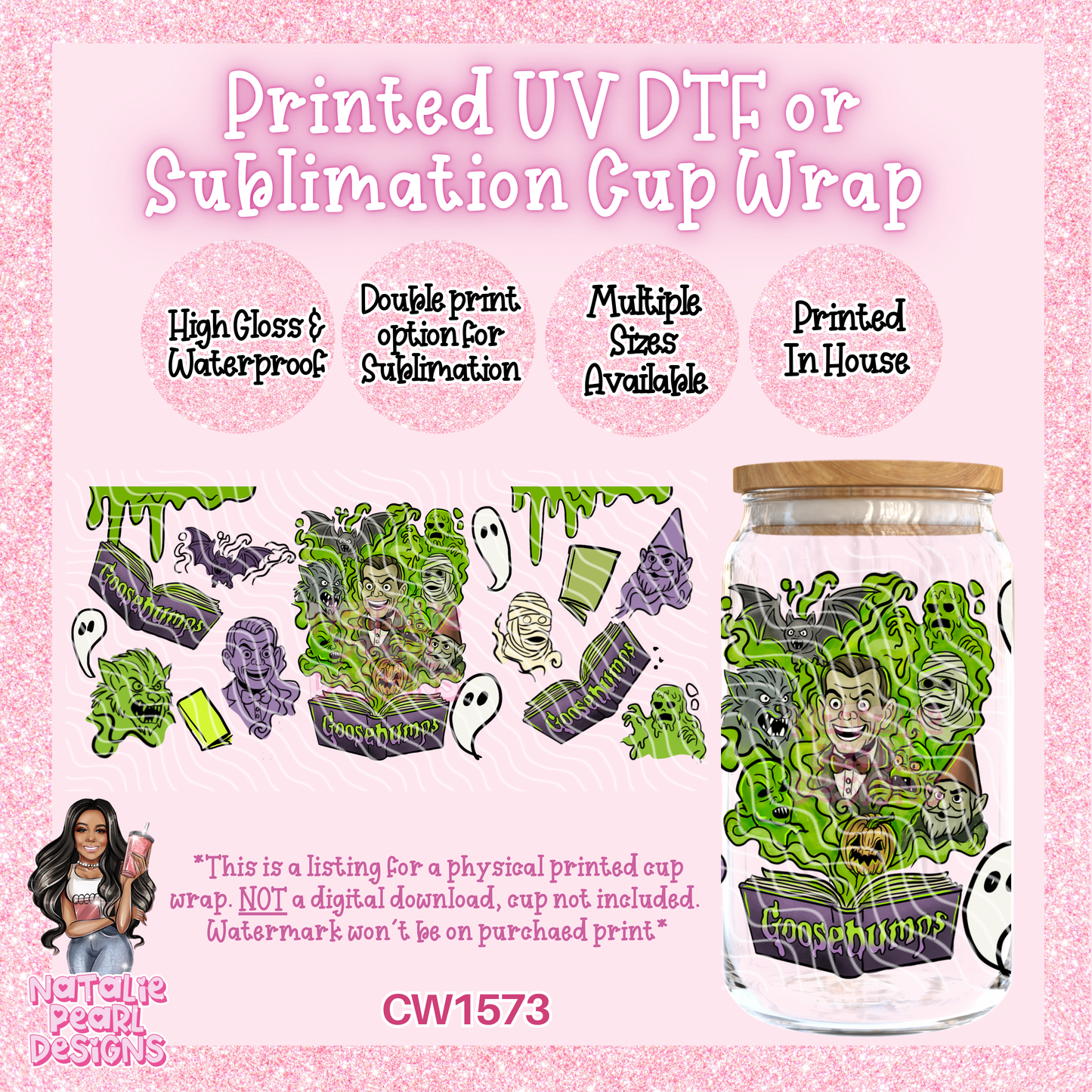 CW1573 UV DTF/SUB Cup Wrap