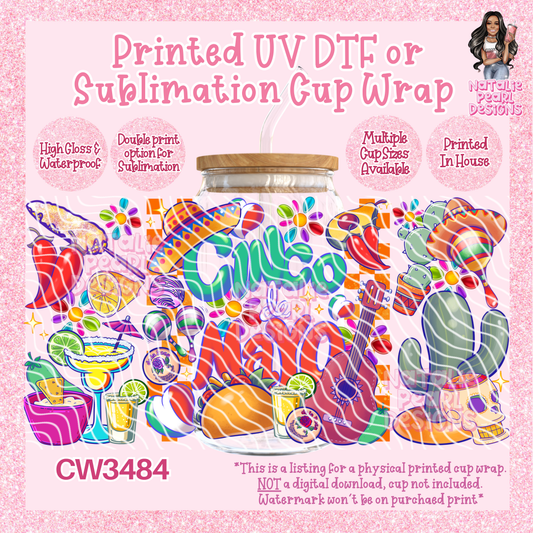 CW3484 UV DTF/SUB Cup Wraps