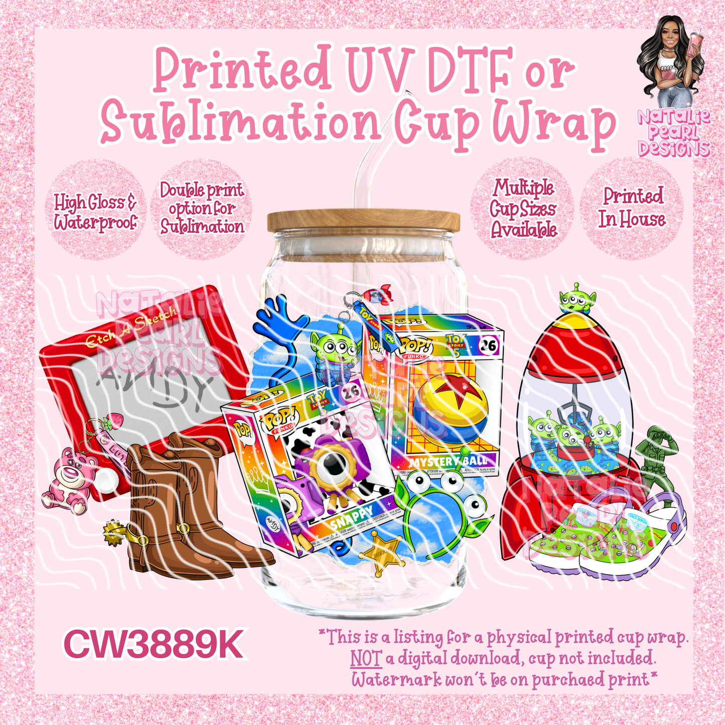 CW3889K UV DTF/SUB Cup Wraps