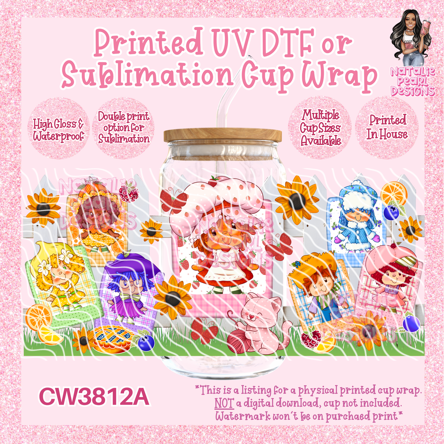 CW3812A UV DTF/SUB Cup Wraps