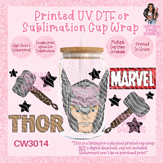 CW3014 UV DTF/SUB Cup Wraps