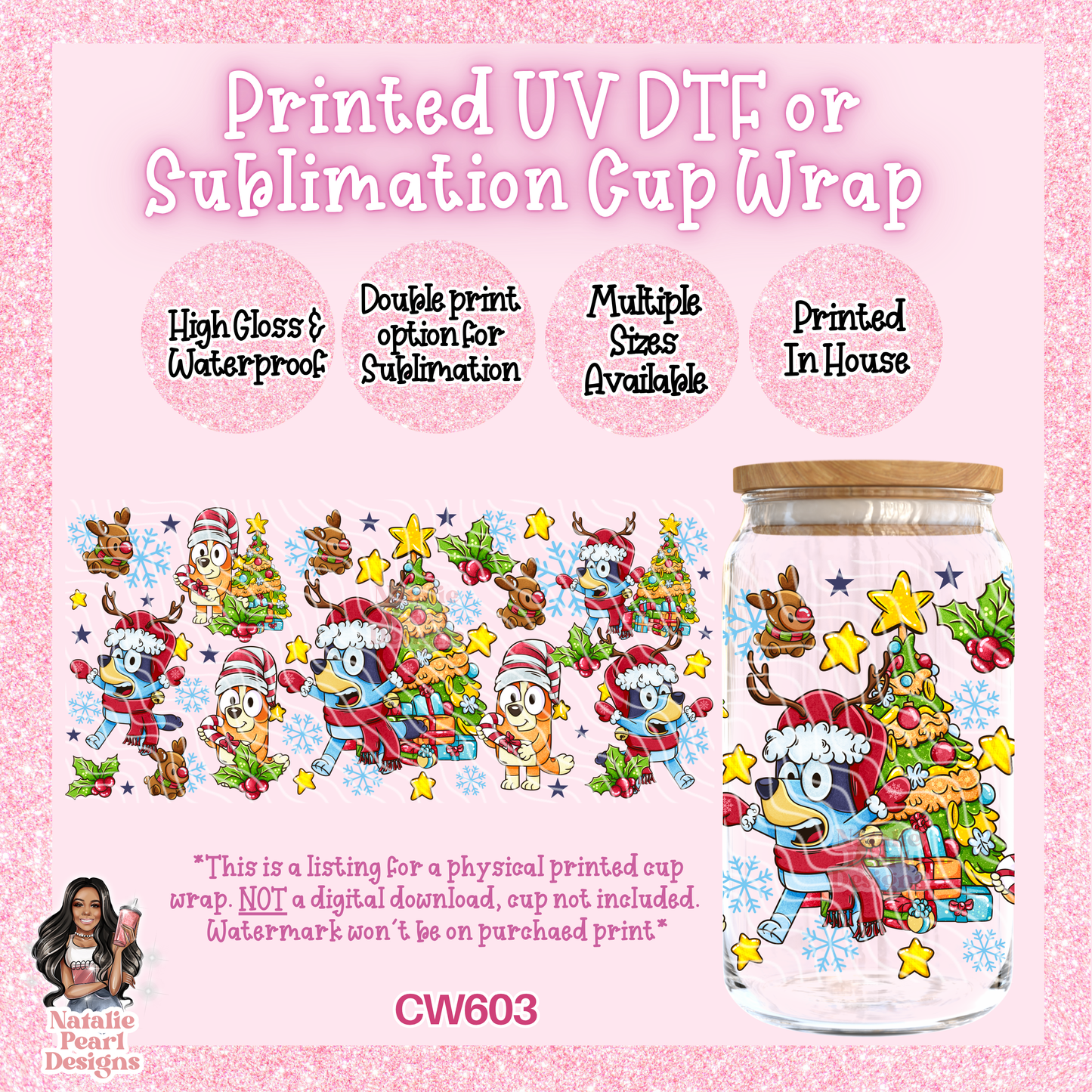 CW603 UV DTF/SUB Cup Wrap