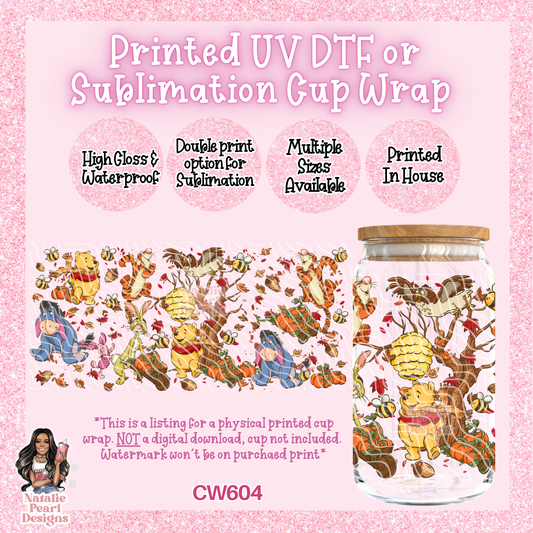 CW604 UV DTF/SUB Cup Wrap